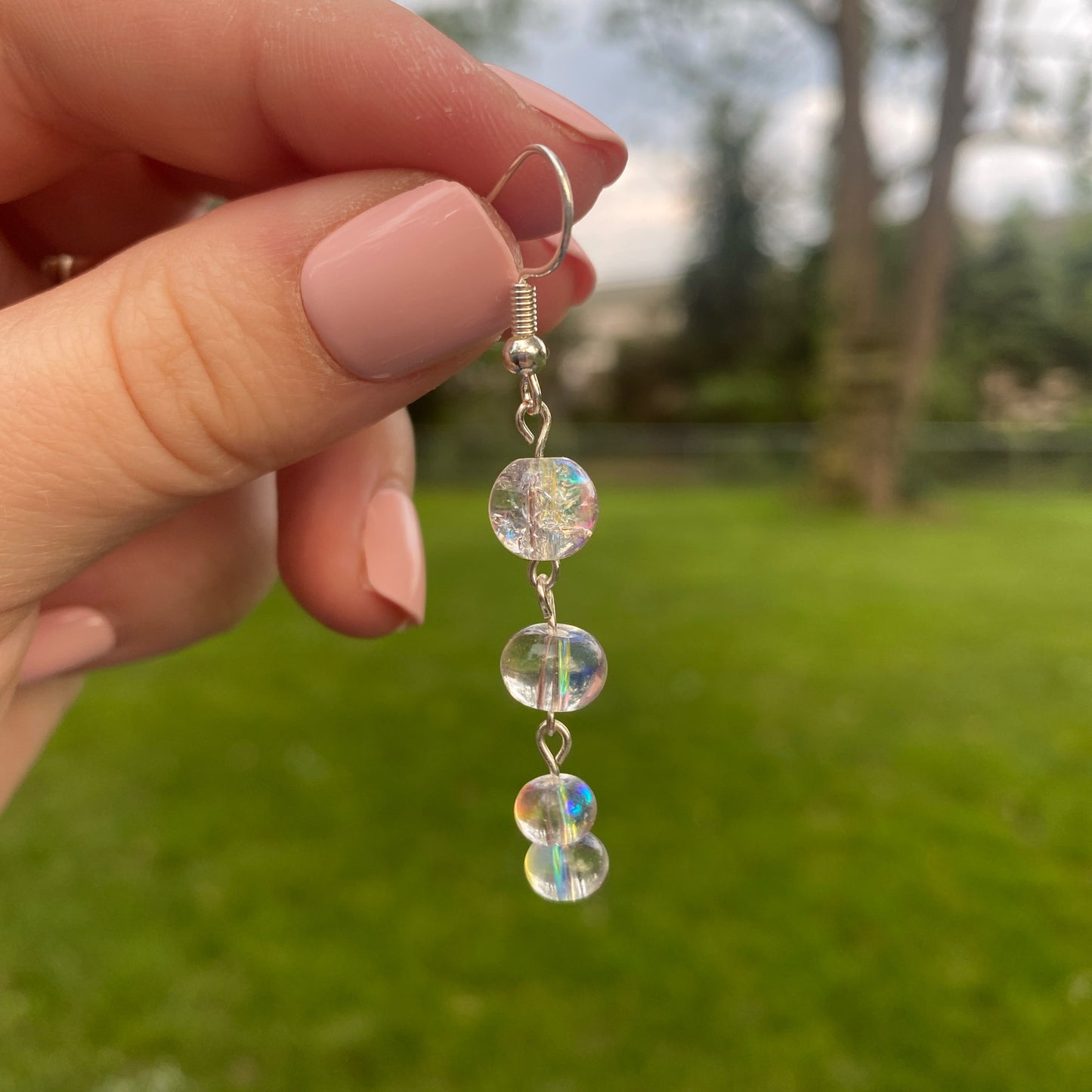 🤍crystal dangle earrings🤍