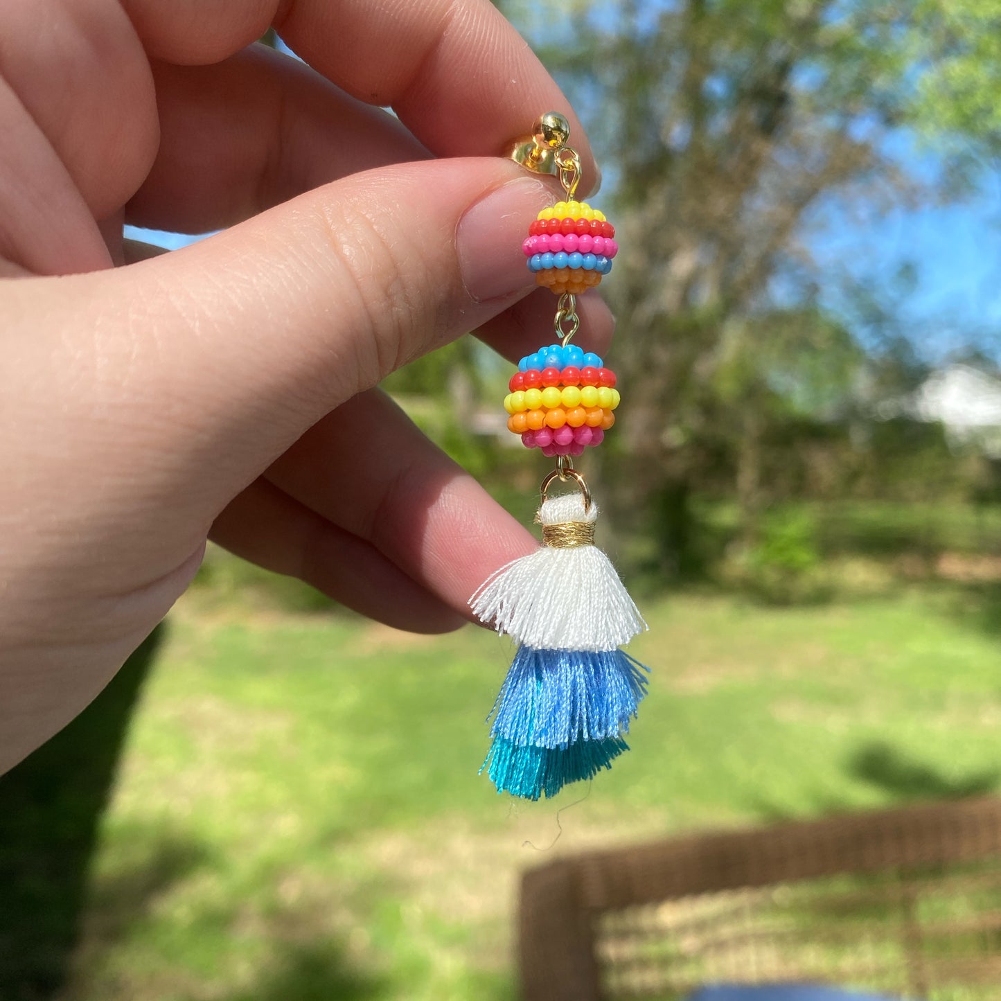 🎊colorful tassel earrings🎊