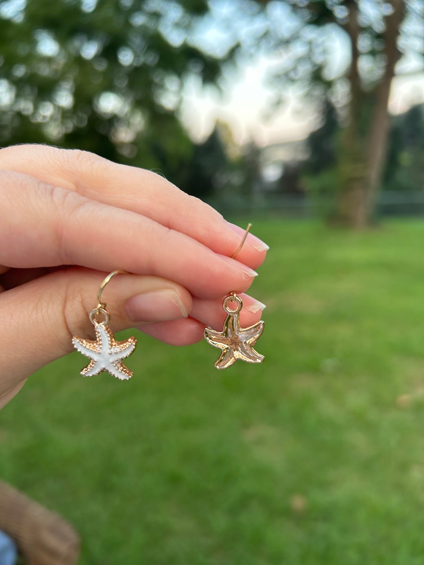 ☀️Gold starfish earrings ☀️